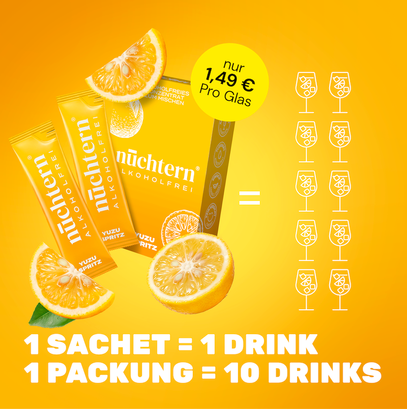 nüchtern Yuzu Spritz Alkoholfrei – 10 Drinks für deinen Aperitivo