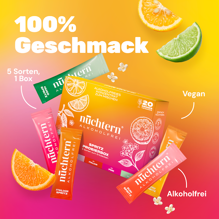 nüchtern Mixed Box Alkoholfrei – 20 Drinks für deinen Aperitivo