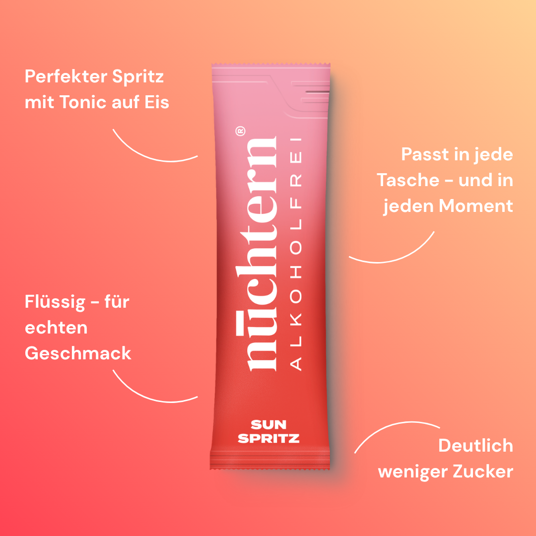 nüchtern Sun Spritz Alkoholfrei – 3er‑Paket (30 Drinks für deinen Aperitivo)