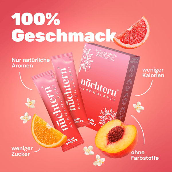 nüchtern Sun Spritz Alkoholfrei – 3er‑Paket (30 Drinks für deinen Aperitivo)