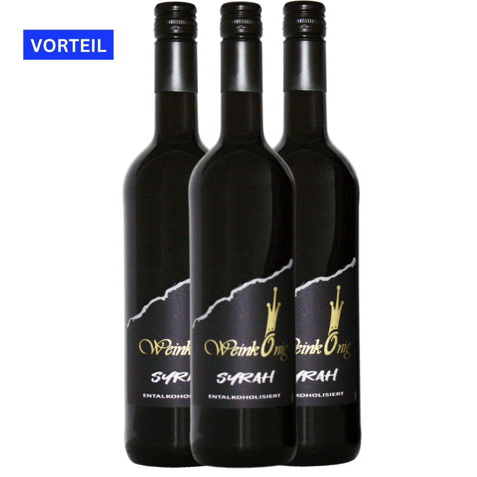 Weinkönig Syrah Nr. 450 Rotwein Alkoholfrei 750 ml