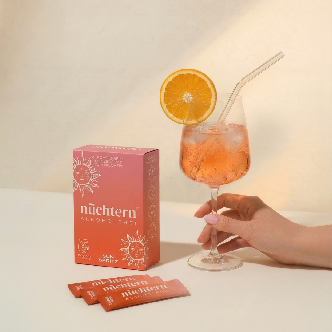 nüchtern Spritz Aperitivo Set Alkoholfrei – 20 Drinks (Sun + Pink Spritz)
