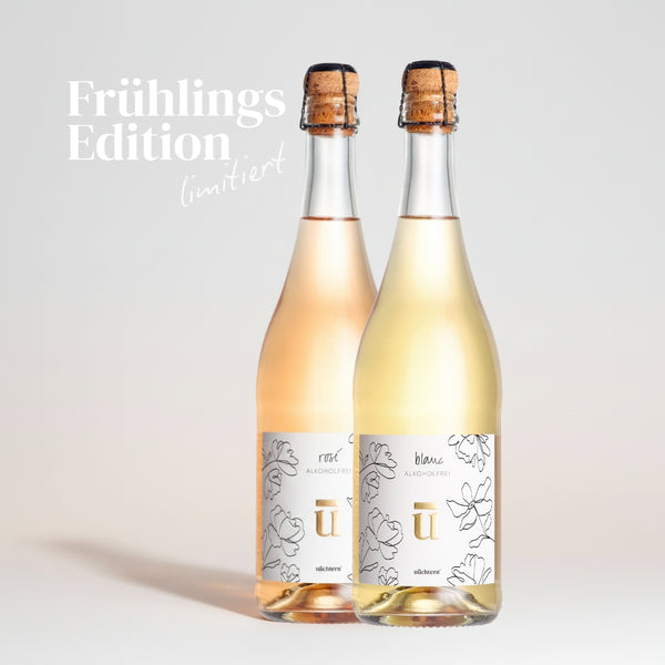 Kennenlernpaket: nüchtern Sparkling Blanc & Rosé alkoholfrei 750 ml (2er-Paket)