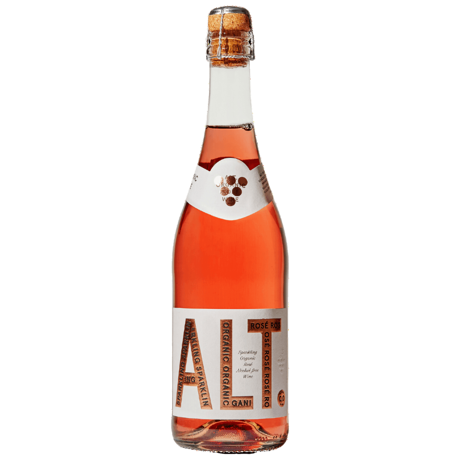 ALT. Sparkling Organic Rosé ohne Alkohol 750 ml