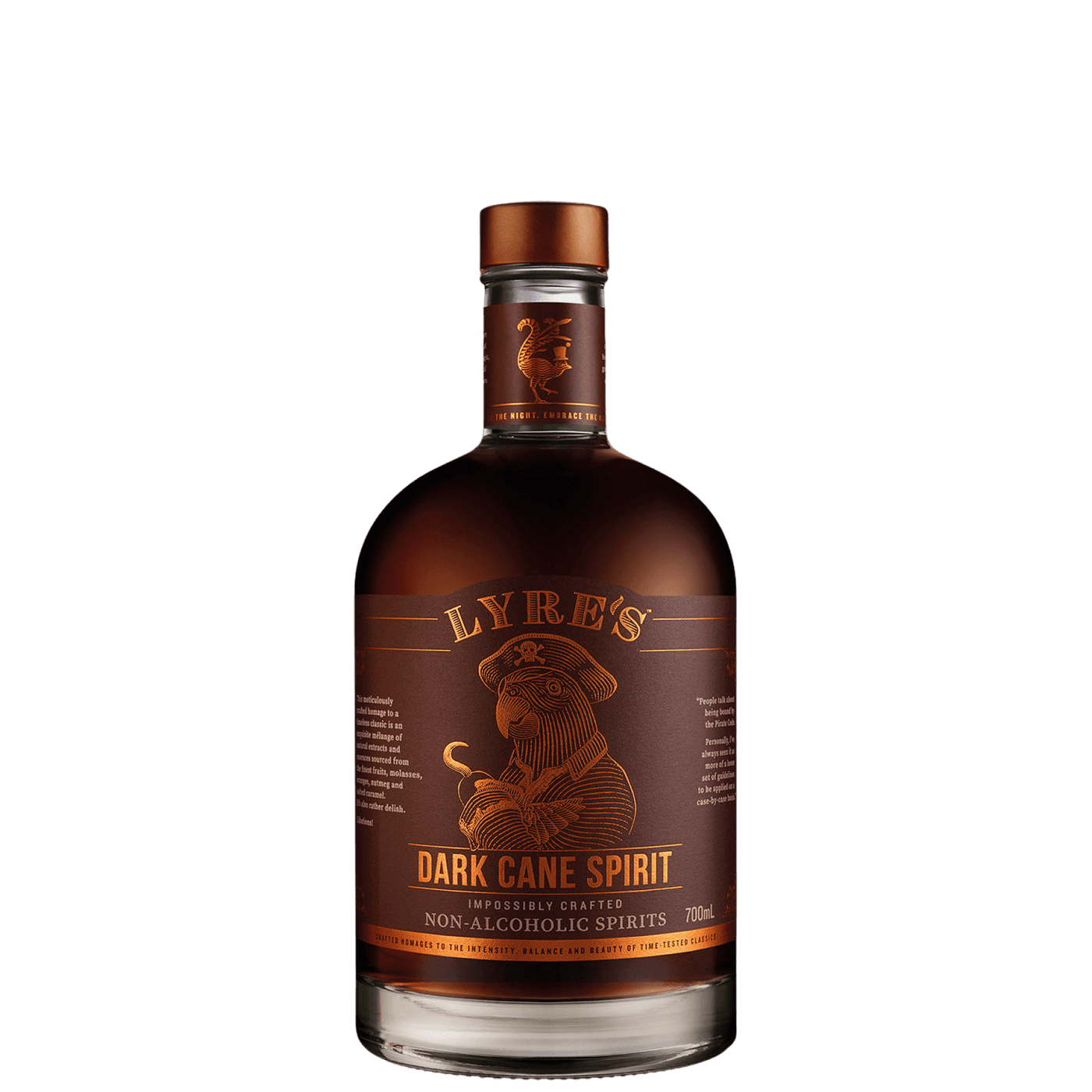 Lyres Dark Cane Spirit Rum Alternative Alkoholfrei 700 ml (MHD 21.05.2023)